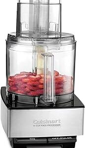 Cuisinart Food Processor 14-Cup Vegetable Chopper for Mincing, Dicing, Shredding, Puree & Kneading Dough, Stainless Steel, DFP-14BCNY